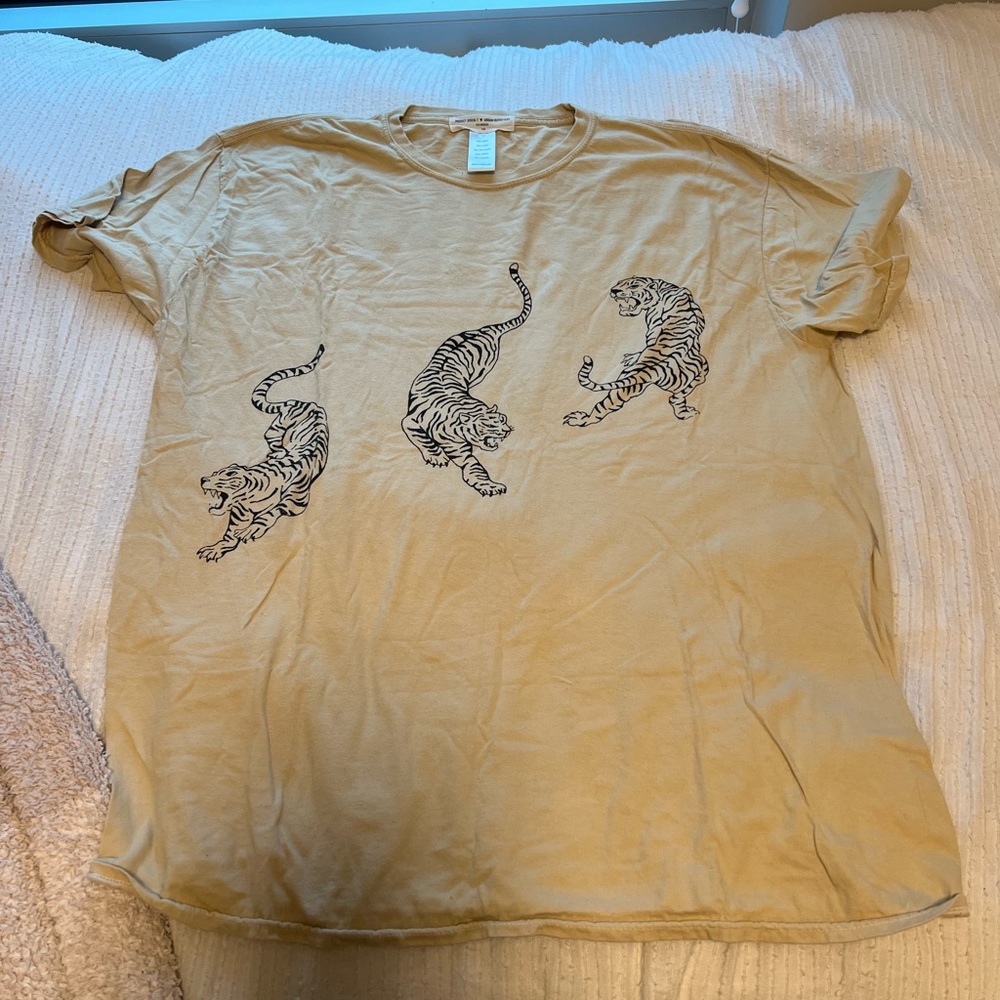 Urban Outfitters Project Social T Dancing Tigers Oversized T-Shirt